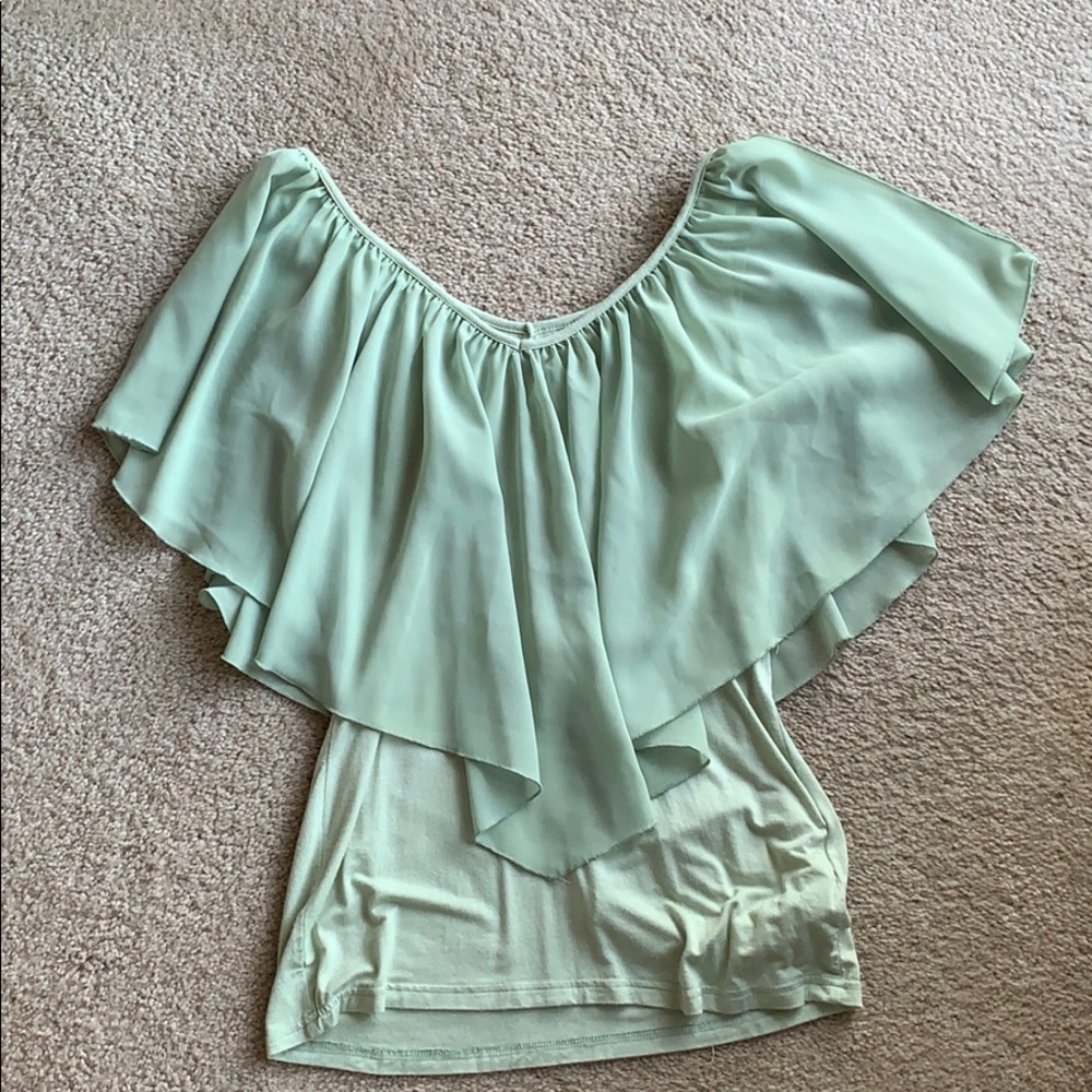 Sage tank top